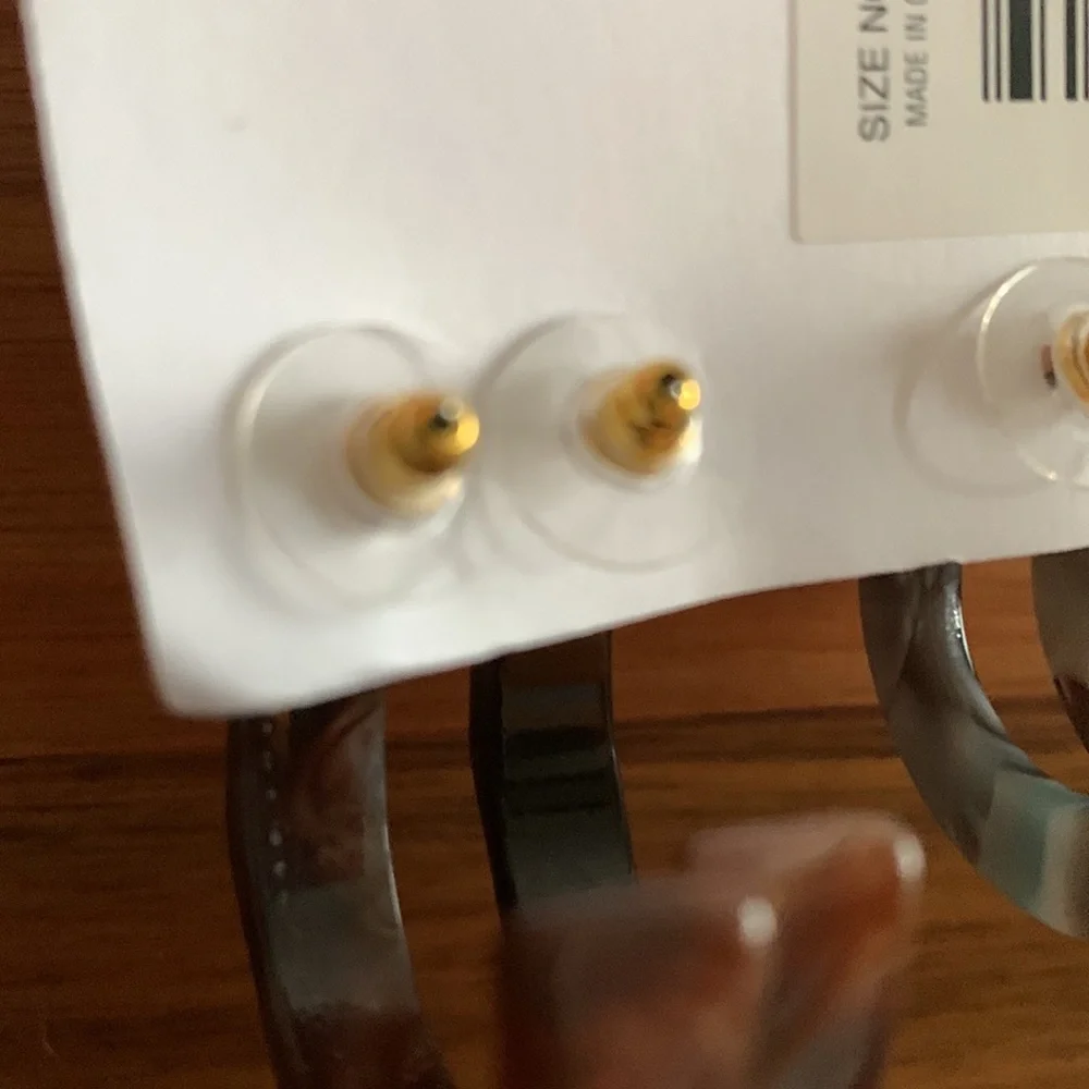 LOFT Hoop & Resin Earrings Set of 3